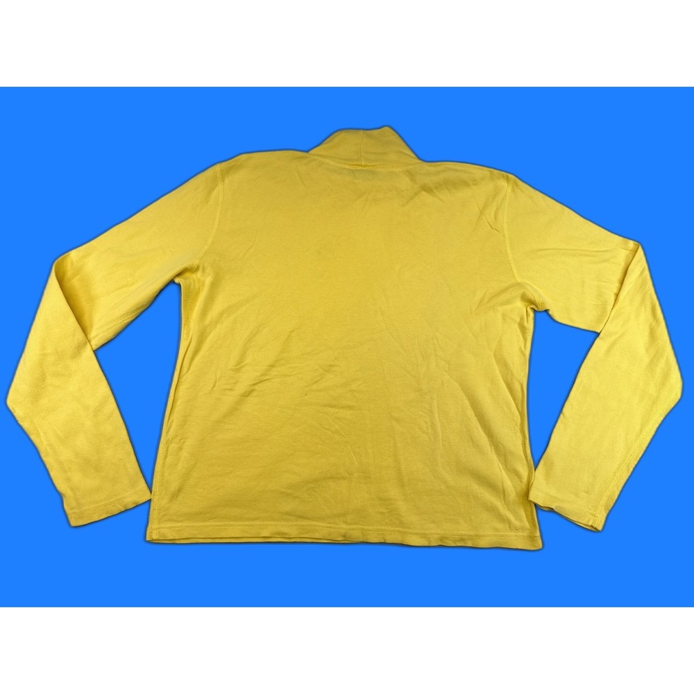 POLO JEANS CO. RALPH LAUREN Long Sleeve Shirt XL Yellow 100% COTTON Vintage